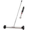 Toolwiz 17" Rolling Magnetic Sweeper 8.8lbs, with 16 lbs Telescopic