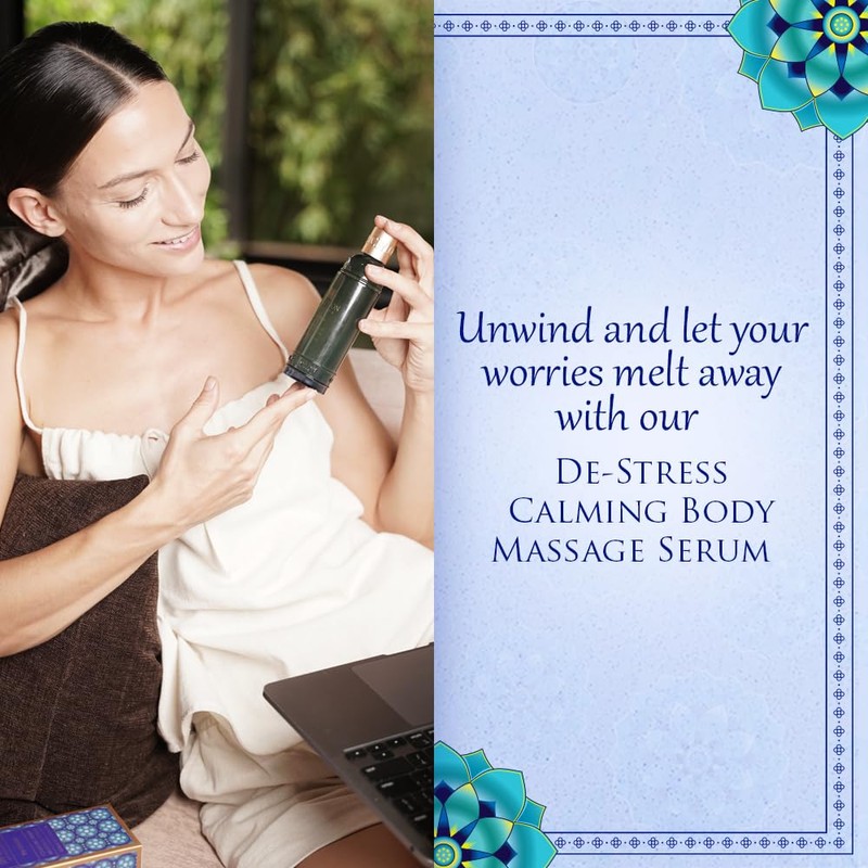SPA CEYLON DE-Stress Calming Body Massage Serum | Organic and