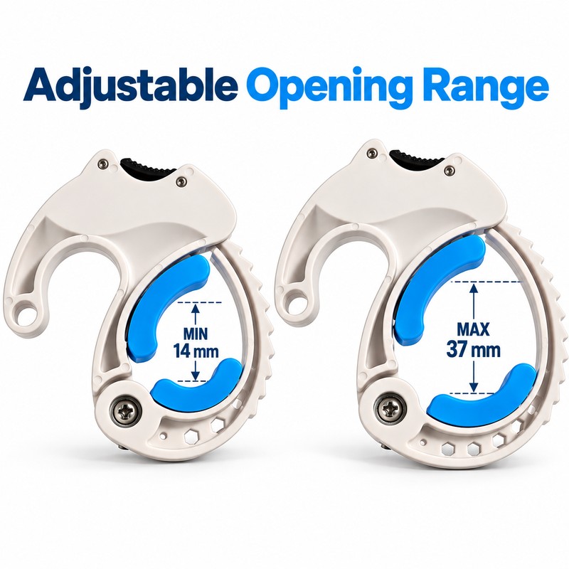 Adjustable Men's Personal Wellness Clamp for Intimate Use – Blue