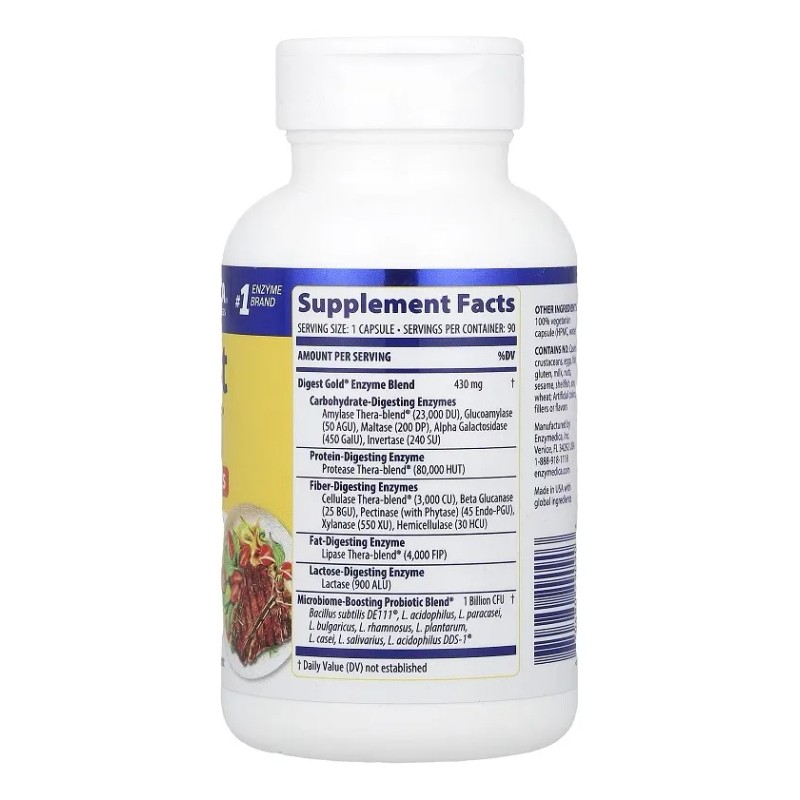 Enzymedica Digest Gold Probióticos 90 Capsulas Sfn