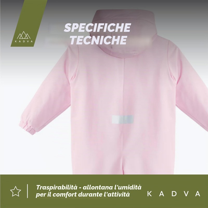 KADVA Kiko Jr - Tuta da sci per bambini, taglia