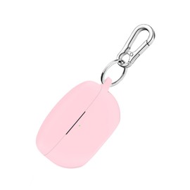 Compatible with Sony WF-1000XM5 Case Cover with Keychain, Soft Silicone Protective Skin Case for Sony XM5 Wireless Earbuds 2023 WF1000XM5 (Pink)