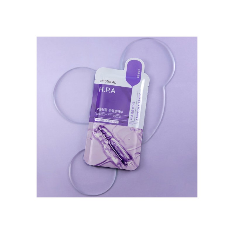 Mediheal Derma Smooth Glow HPA Ampoule Mask 20 Sheets /