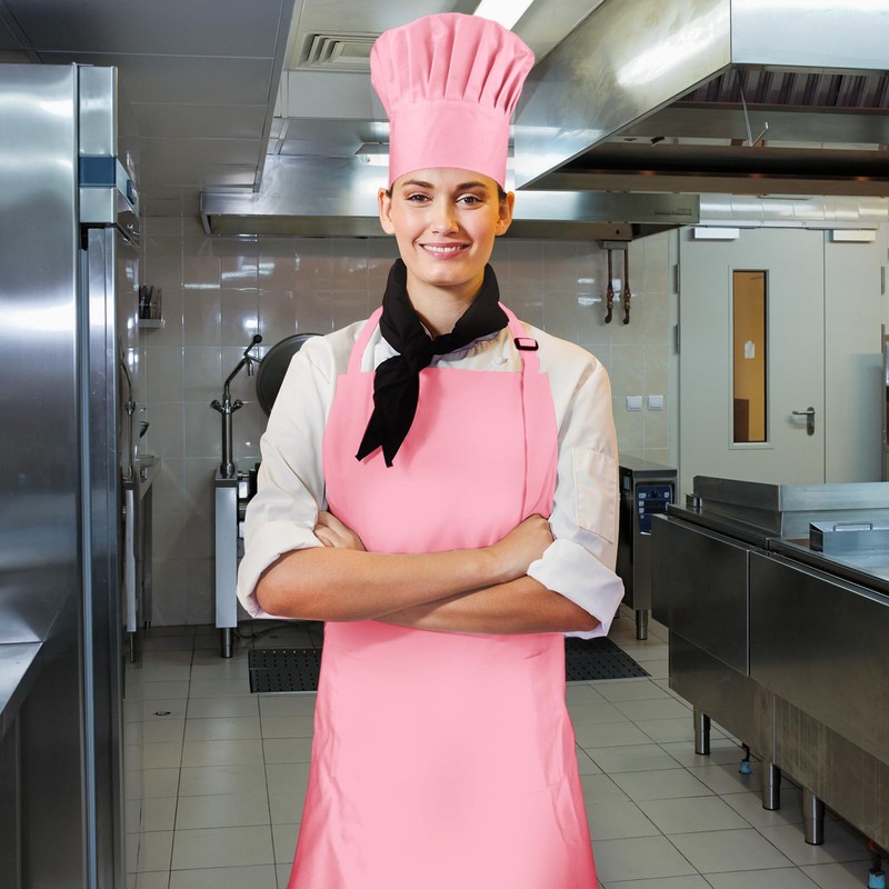 CRJHNS Chef Hat,Adult Adjustable Hook and Loop Tape Baker Hat