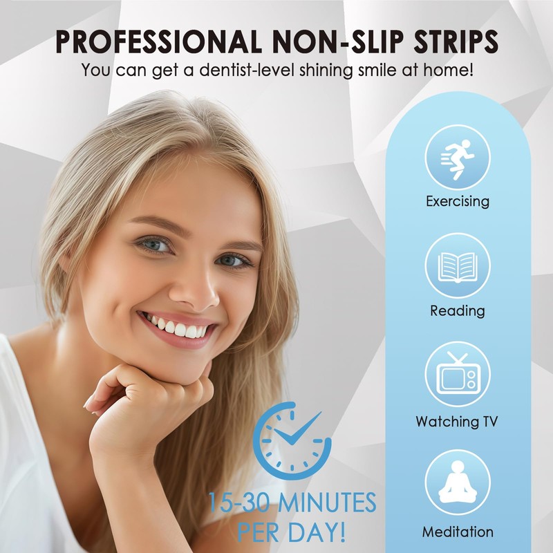 14 Strips Teeth Whitening Strips, Teeth Bleaching Strips, Whitening Teeth,