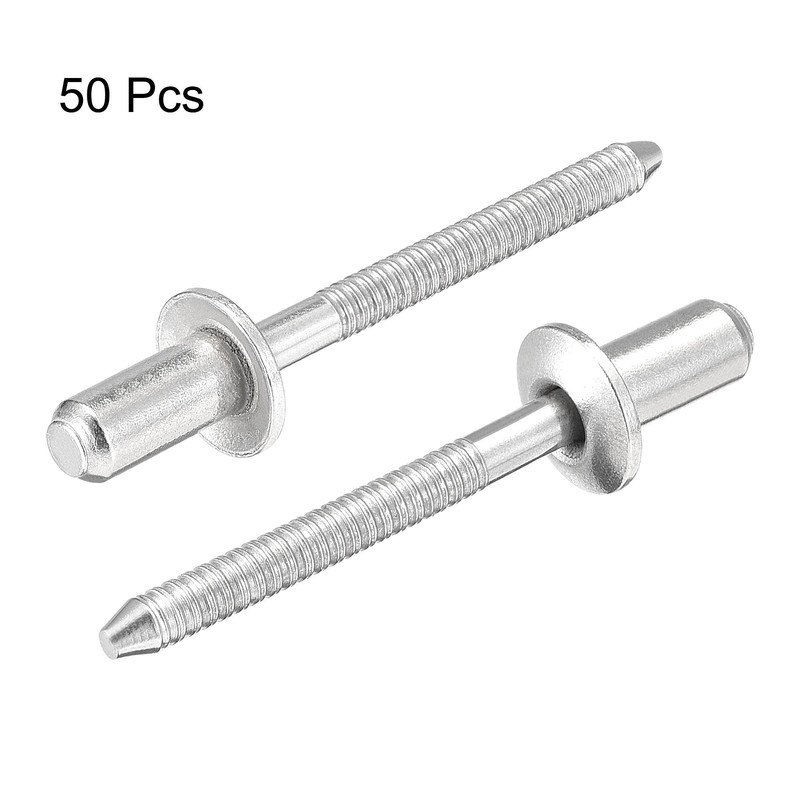 sourcing map Blind Rivets, 304 Stainless Steel Pull Rivets Core