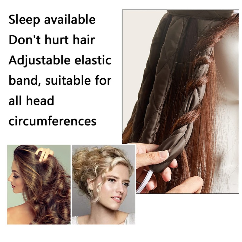 WUBAYI Soft No Heat Hair Curlers for Overnight - Hair