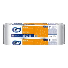 Papel Higiénico Elite 0938 Bobina Paq Con 12 Rollos De 160m
