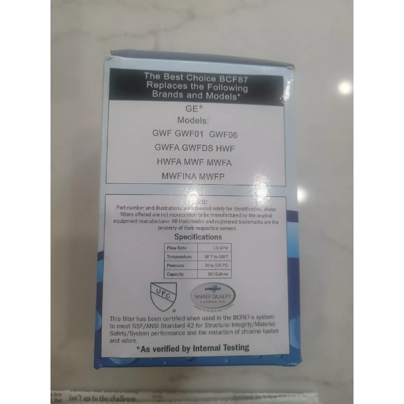 Best Choice 4 Pack Water filter cartridge replacement