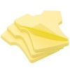 Mini Skater 3 Pack Shirt Shaped Kraft Paper Sticky Notes
