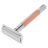 Double Edge Safety Razor Long Handle Zinc Alloy Manual Safety