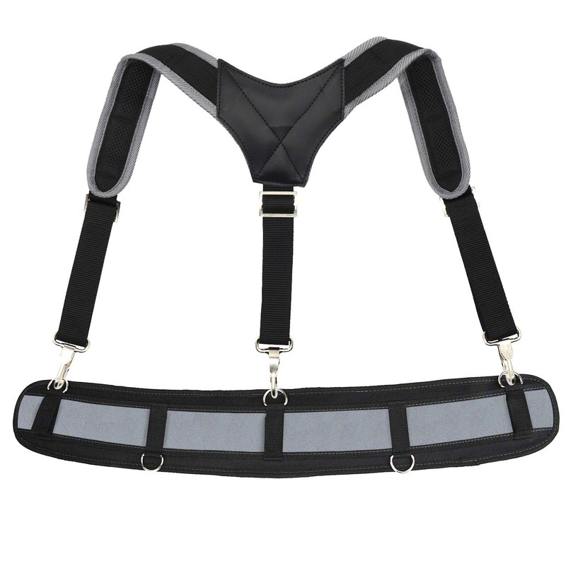 Work Suspenders for Support Belts, Y-Shape, Belt Loops, Heavy Duty