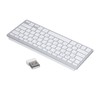 Bluetooth Keyboard Tablet PC Ultra Slim Portable 78 Keys White