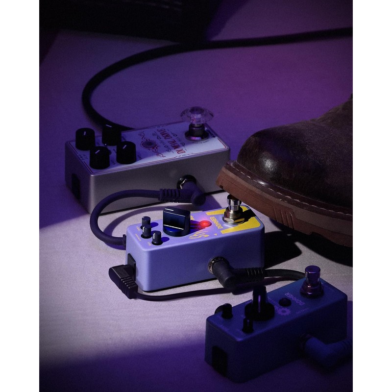 Donner Fuzz Pedal, Stylish Fuzz Ⅱ Guitar Effect Pedal, Classic
