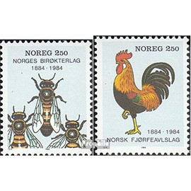 Norway 908-909 (complete.issue.) unmounted mint/never hinged ** MNH 1984 beekeepers society (Stamps for collectors) Invertebrates Other (insects, snails, bees…)
