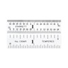 Starrett Spring Tempered Steel Rule with Satin Chrome Finish, Quick