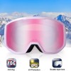 EXP VISION Ski Goggles Snowboard for Men Women, OTG Anti