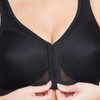 Glamorise Women's MagicLift Front Close Posture Back Support Bra #1265,