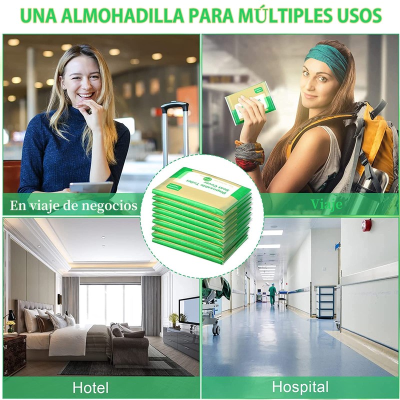 Fundas Desechables para Asiento de Inodoro, 150 Piezas Espesar la