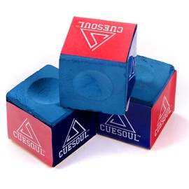 CUESOUL 3 Piece Billiard Chalk, sunu-ka-kyu-tyo-ku