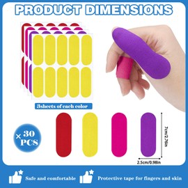 Haohai 120Pcs Bowling Thumb Tape, Bowling Finger Tape Pre Cut, Elastic Bowling Tape, Bowling Protective Performance Tape, Bowling Ball Tape for Thumb Hole, Bowlers Tape Bowling Accessories (120)