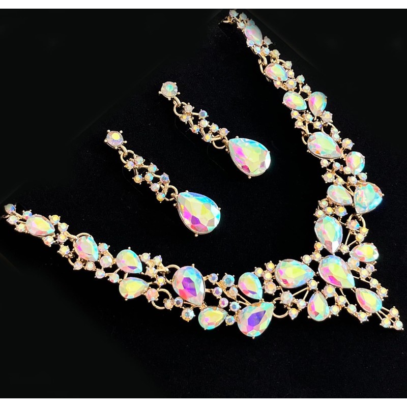 J's select Women's Belly Dance Ballroom Dance Party Necklace Earrings