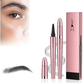 Lápiz Para Cejas Lápiz Para Microblading De Cejas - Lápiz Para Maquillaje De Ojos Lápiz Para Cejas Micro 4 Point Brow Pen Lift & Snatch Eyebrow Microblading Pen Larga Duración Impermeable Cabello Natural Para Cejas (C)