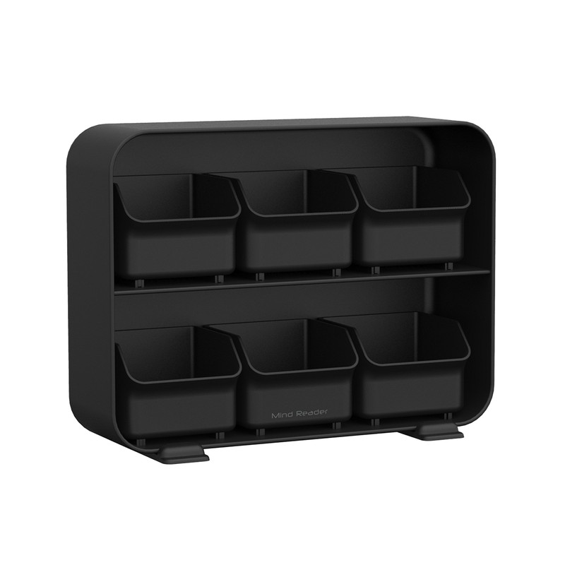 Mind Reader Anchor Collection, 6-Drawer Tea Bag Organizer, Removable Drawers,