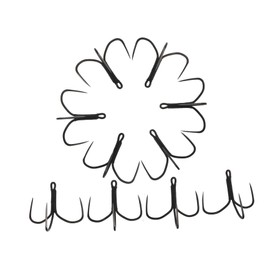 Totority 10pcs Heavy Duty Fishing Hooks Hooks for Freshwater Saltwater Durable Design for Increased Catch Rate Reliable Fishing Supplies