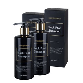 Home Beauty Black Hair Color Shampoo Gray Cover Hair Nutrition Mildly Acidic Shampoo 300g / 홈뷰티 블랙 헤어칼라 샴푸 새치커버 모발영양 약산성샴푸 300g