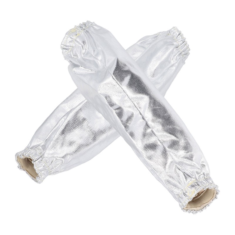 1 Pair Arm Oversleeves Insulated High Temperature Resistant Aluminum Foil