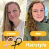 Dokpav 2 Curly Ondas En Cabello Rizos Sin Calor Tubo