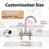 GBBNE Bar Sink Faucet 4 Inch Center 2 Hole Deck