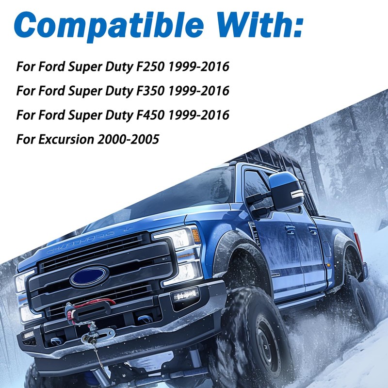 TOPVOP in-Door Lock Protection Compatible with Ford Super Duty F250