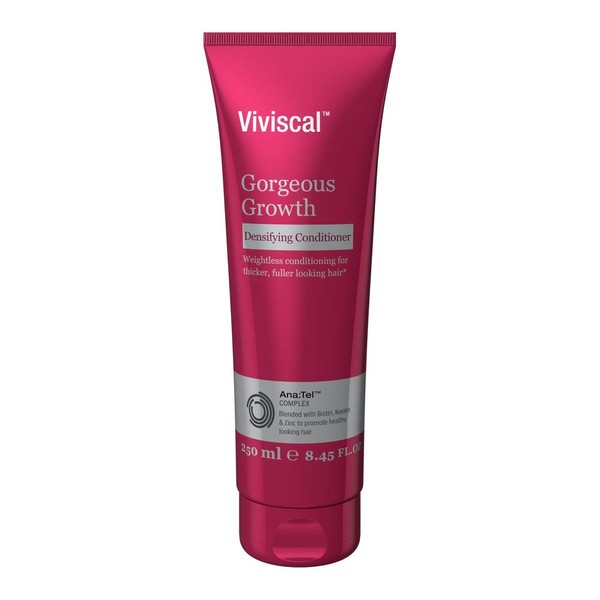 Viviscal Conditioner for dry & damaged hair - Improves density and Volume of hair -- ingredients included pea sprouts, grape seeds, with Biotin, Keratin and Zinc - All Hair Types (Pack of 2)