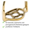 AMKA Baroque Spanish - Portuguese Stirrups Brass 015/036