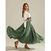 Scarlet Darkness Women Casual Maxi Skirt Flowy Bohemian Renaissance Long