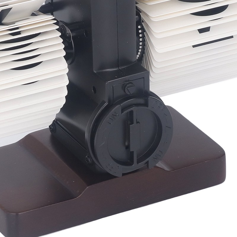 Digital Flip Dоwn Clock Retro Wooden Mechanical Flip Clock Desktop