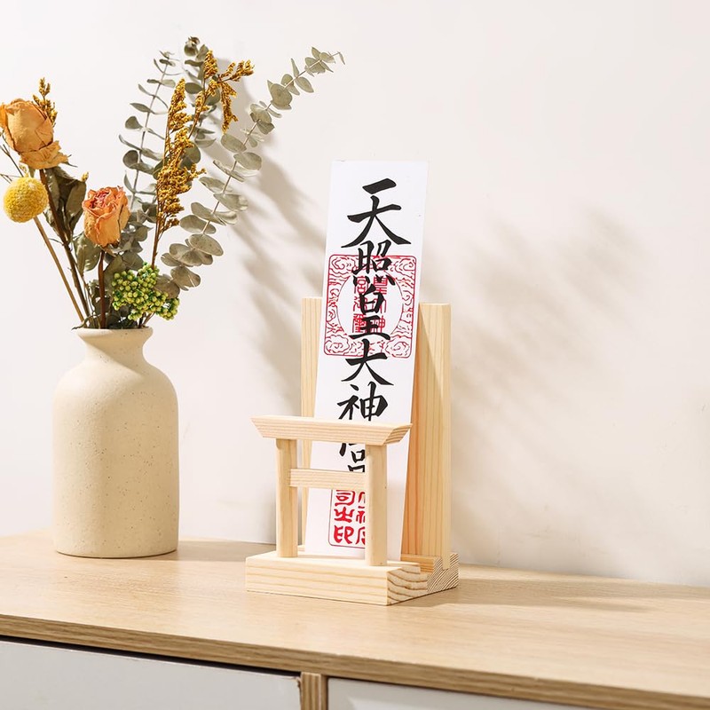 Bill Holder with Torii Gate, Modern Shinto Shelf, Easy to