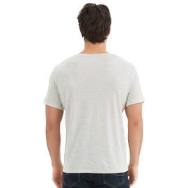 MERIGREENY Men's 100% Merino Wool T-Shirt, Crew Neck Lightweight Undershirt Moisture-Wicking Base Layer