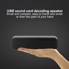 USB Speaker Mini Loudspeaker Box Builtin Decoded Sound Card Stereo