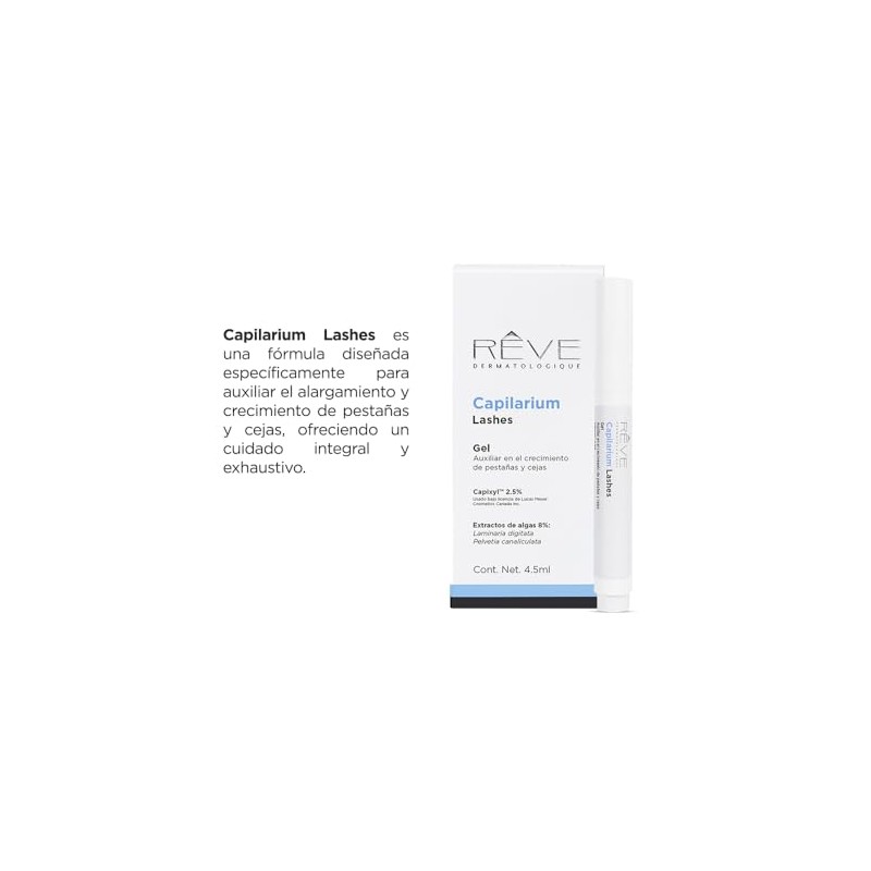 Reve Dermatologique Capilarium Lashes Eyelash Brow Growth Gel with Capixyl