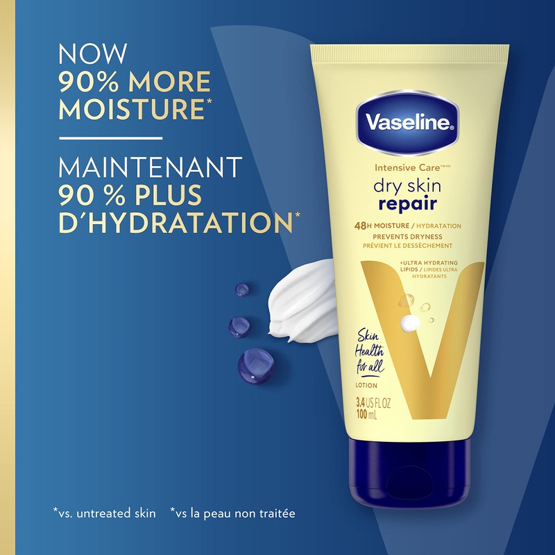 Vaseline Intensive Care Dry Skin Repair Body Lotion dry skin