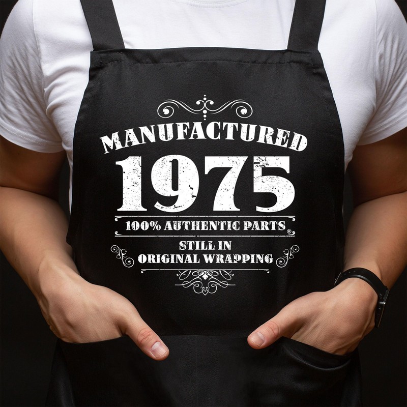 50th Birthday Gift Ideas For Men - BBQ Grilling Apron