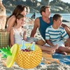 YIQXKOUY Inflatable Pineapple Shape Drink Holder Inflatable Boom Box Beverage