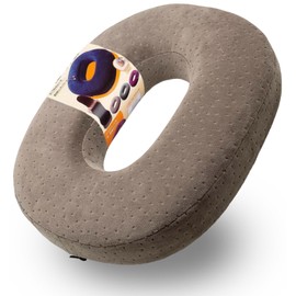 Enza Cushion, Postpartum Hemorrhoids Cushion, Donut Cushion, High Resilience, Maternity, Brown