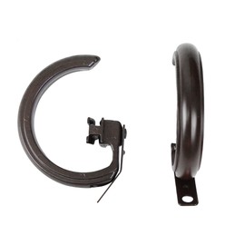 Rings for Decorative Traverse Rod (Set of 10) - Cocoa