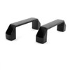 PZRT 2-Pack Black Aluminium Alloy Handle Rectangular Industrial Pull Handle