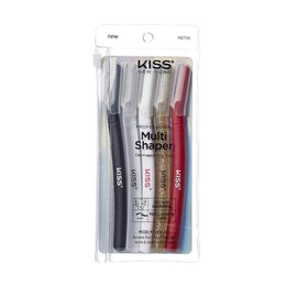 Kiss New York Eyebrow Razor Trimmer Facial Hair Shaper Remover, Multipurpose Exfoliating Dermaplaning Dermaplane Shaving Tools for Men & Women 5 Count
