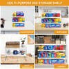 JUPELI Foil and Plastic Wrap Organizer, Expandable Kitchen Pantry Storage,